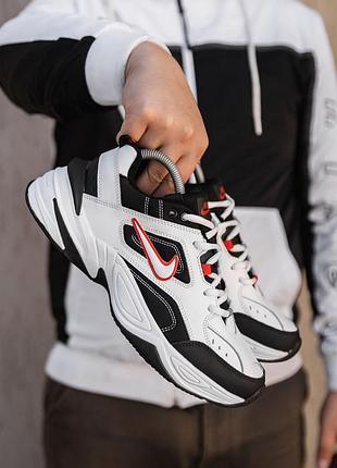 Зимние кроссовки nike m2k tekno winter black white (термо)41-43-44-45-46