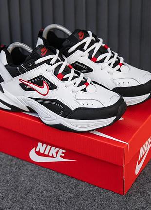 Зимние кроссовки nike m2k tekno winter black white (термо)41-43-44-45-46
