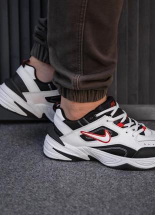 Зимние кроссовки nike m2k tekno winter black white (термо)41-43-44-45-46