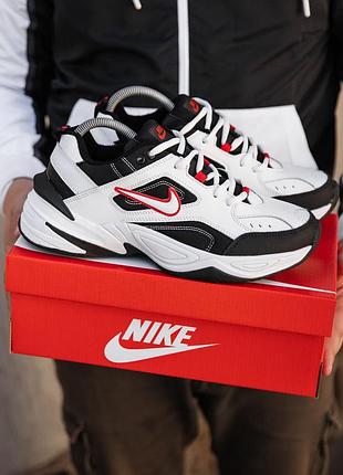 Зимние кроссовки nike m2k tekno winter black white (термо)41-43-44-45-46