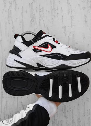 Зимние кроссовки nike m2k tekno winter black white (термо)41-43-44-45-46