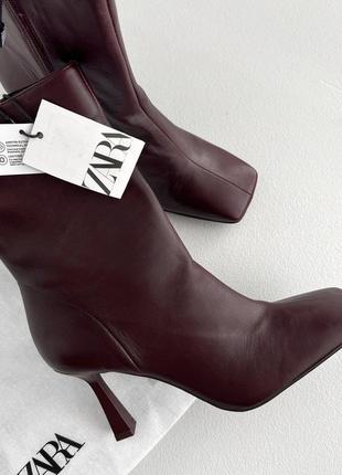 , ботінки з квадратним носком , ботільони з квадратним носом , полусапожки с...