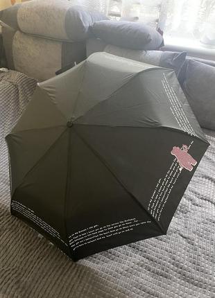 Зонт чёрный полуавтомат