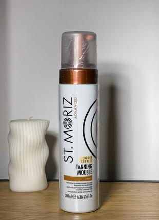 Автобронзат-мус для світлої шкіри st moriz advanced colour correcting mousse light