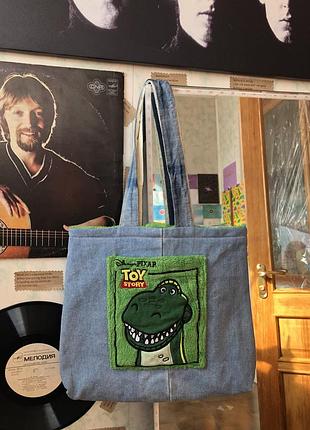 Оригінальна джинсова сумка, еко торба, шоппер