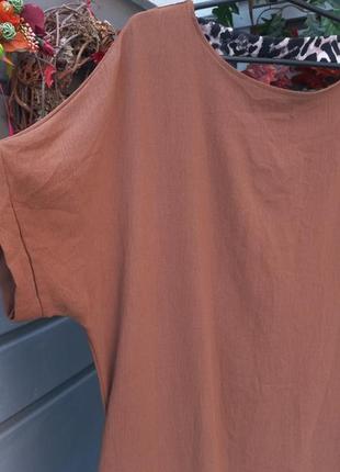 Сукня плаття кармани вставки коричнева2 фото
