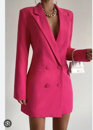Блейзер, сукня фуксія 🦩