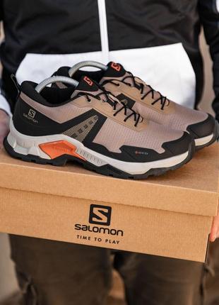 Зимние кроссовки salomon x raise 2 gtx brown (термо)41-42-43-44-45-467 фото