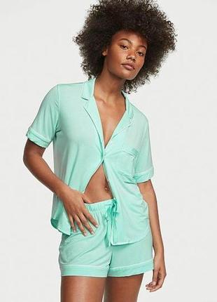 Пижама modal mint short pj set size l