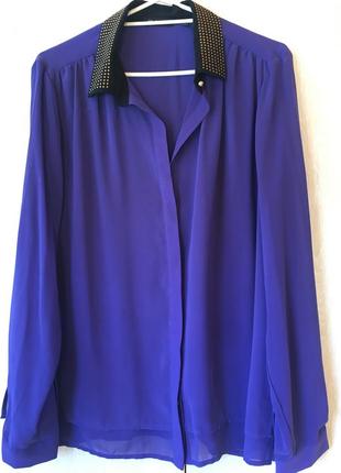 Ошатна шифонова блузка на підкладці