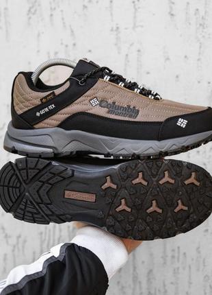 Зимние кроссовки collumbia montrail beige black (термо)41-42-43-44-45-46