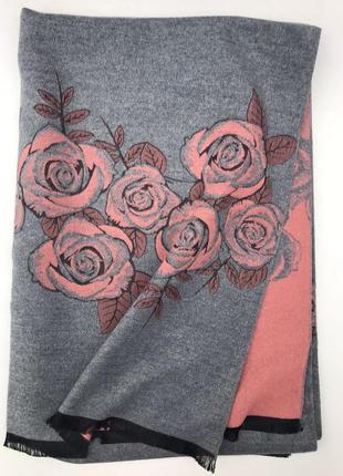 Теплый женский кашемировый шарф/палантин