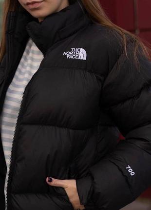Трендова женская куртка-пуховик tnf( the north face) все размеры xs-l