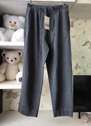 Штани широкі брюки s m розмір 44 46 zara2 фото