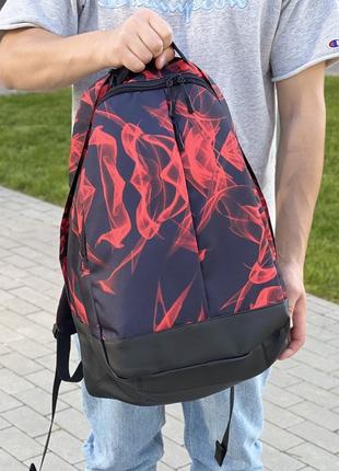 Рюкзак із принтом вогонь school класичної форми з великою кількістю відділень на 30л