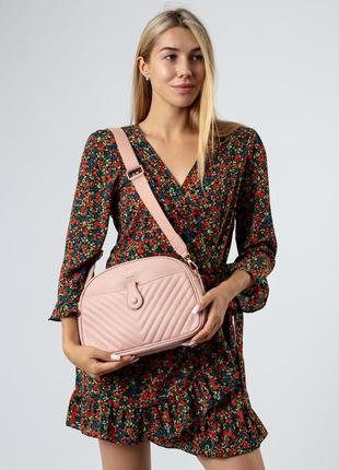 Сумка жіноча рожева 6603-b s