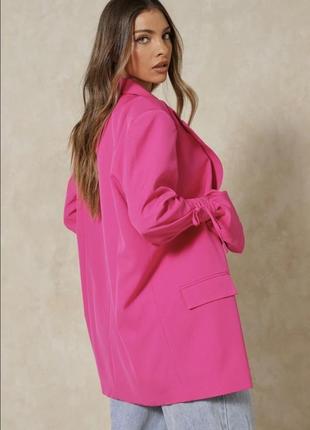 Розовый блейзер. платье-пиджак.5 фото