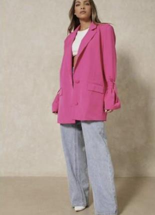 Розовый блейзер. платье-пиджак.8 фото