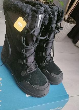 Женские кожаные зимние сапоги columbia ice maiden. оригинал из америкы. 37/37,5