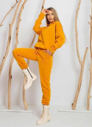 Теплий спортивний жіночий костюм тринитка на флісі2 фото
