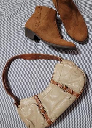 Сумка кожа натуральная хобо