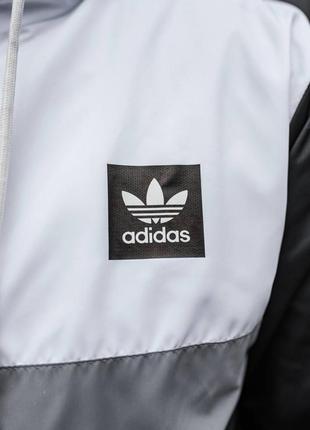 Мужская осенняя ветровка мужская демисезонная куртка ветровка adidas5 фото