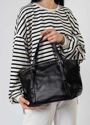 Сумка женская черная сумка 6558 s