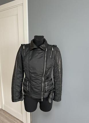 Куртка/косуха кожаная zara mango flo clo итатия