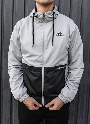 Мужская демисезонная куртка ветровка осенняя мужская ветровка adidas
