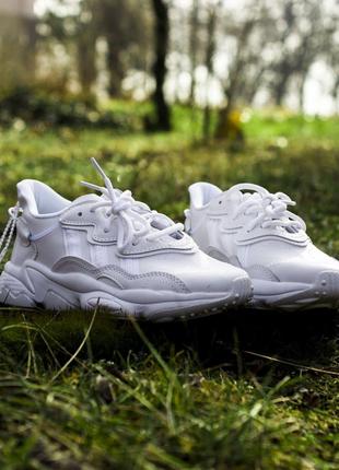 🌹женские adidas ozweego white🌹кроссовки адидас весна-осень белые2 фото