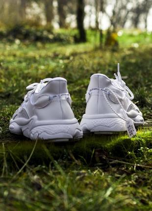 🌹женские adidas ozweego white🌹кроссовки адидас весна-осень белые4 фото