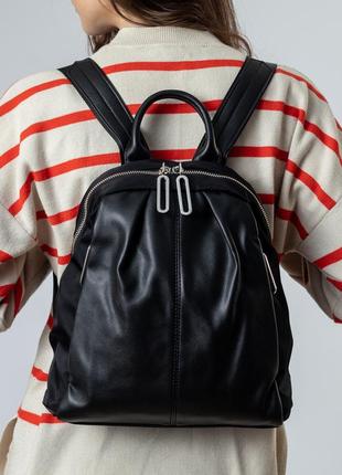 Рюкзак жіночий чорний комбінований 6537 s