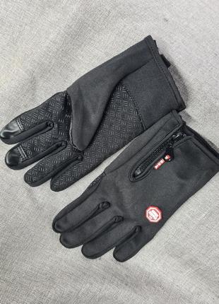 Перчатки сенсорные мужские женские унисекс, термоперчатки сенсорные для работы с смартфоном гаджетами , перчатки для спорта бега велосипеда мотоцикла3 фото
