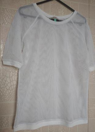 Футболка, тениска прозразная сетка