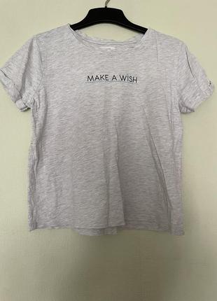 Футболка make a wish