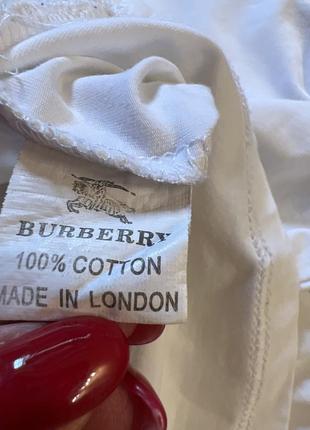 Белая футболка burberry london l6 фото