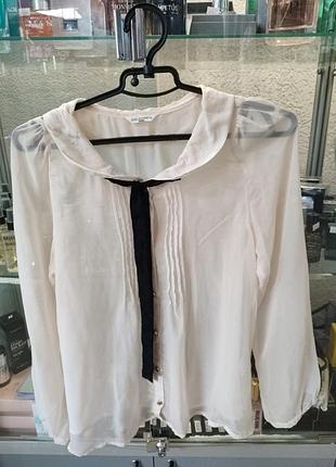 Шифонова блуза сорочка
