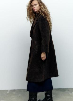 Шуба з штучного хутра zara