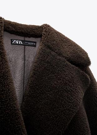 Шуба з штучного хутра zara