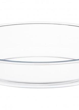 Форма для запікання овальна 30 см, 2.4 л, ardesto black mars — скляні форми для випічки