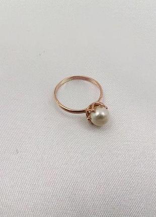Классическое кольцо с жемчугом