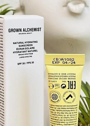 Оригінал сонцезахисний крем grown alchemist natural hydrating sunscreen spf30 оригинал солнцезащитный крем3 фото