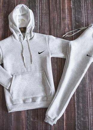 ❄️ зима. спортивний, утеплений костюм на флісі nike