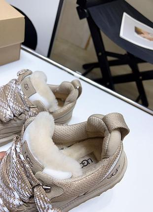 Кросівки кеди зимові овчина уггі ugg lowmel