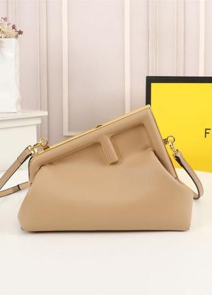 Сумка fendi натуральная кожа