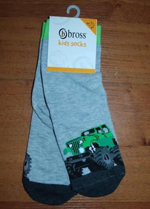 Демісезонні шкарпетки 1-3, 5-7 bross бросс машинка