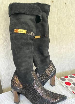 Сапоги зимние, натуральные