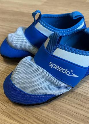 Спортивные тапки чешки  аквашузы speedo 24 размер (14 см)2 фото