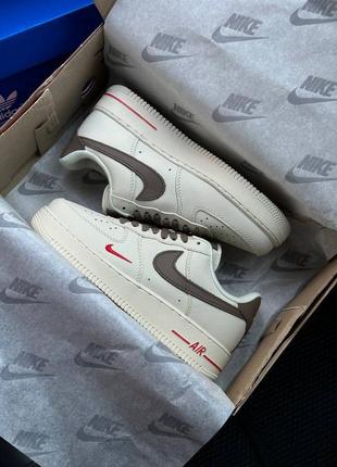 Зимние кроссовки nike air force 1 winter beige brown (мех)36-37-38-39-40-419 фото