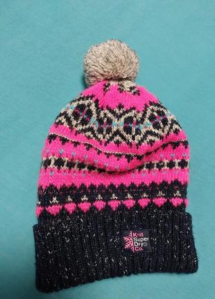 Стильная качественная брендовая шапка super dry